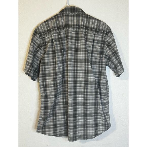 Carhartt Men's Short Sleeve Button Down Plaid Shirt Relaxed Fit Size L - Picture 2 of 8